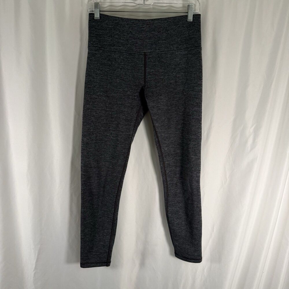 Athleta Altitude Tight Fleece Lined Leggings Women's Small Heathered Gray